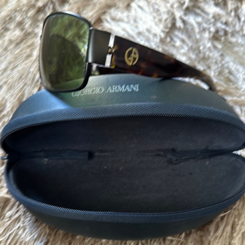 Giorgio Armani Sunglasses with Tortoiseshell Arms